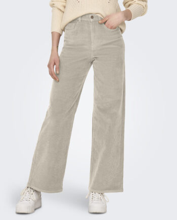 ONLY Damen Wide Leg Cordhose HOPE GLOBAL EX HW beige oder morel grau