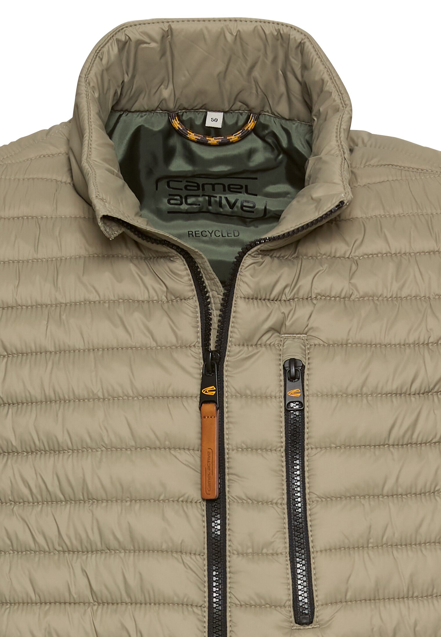 CAMEL ACTIVE Herren Leicht-Steppweste olivgrün wasserabweisend