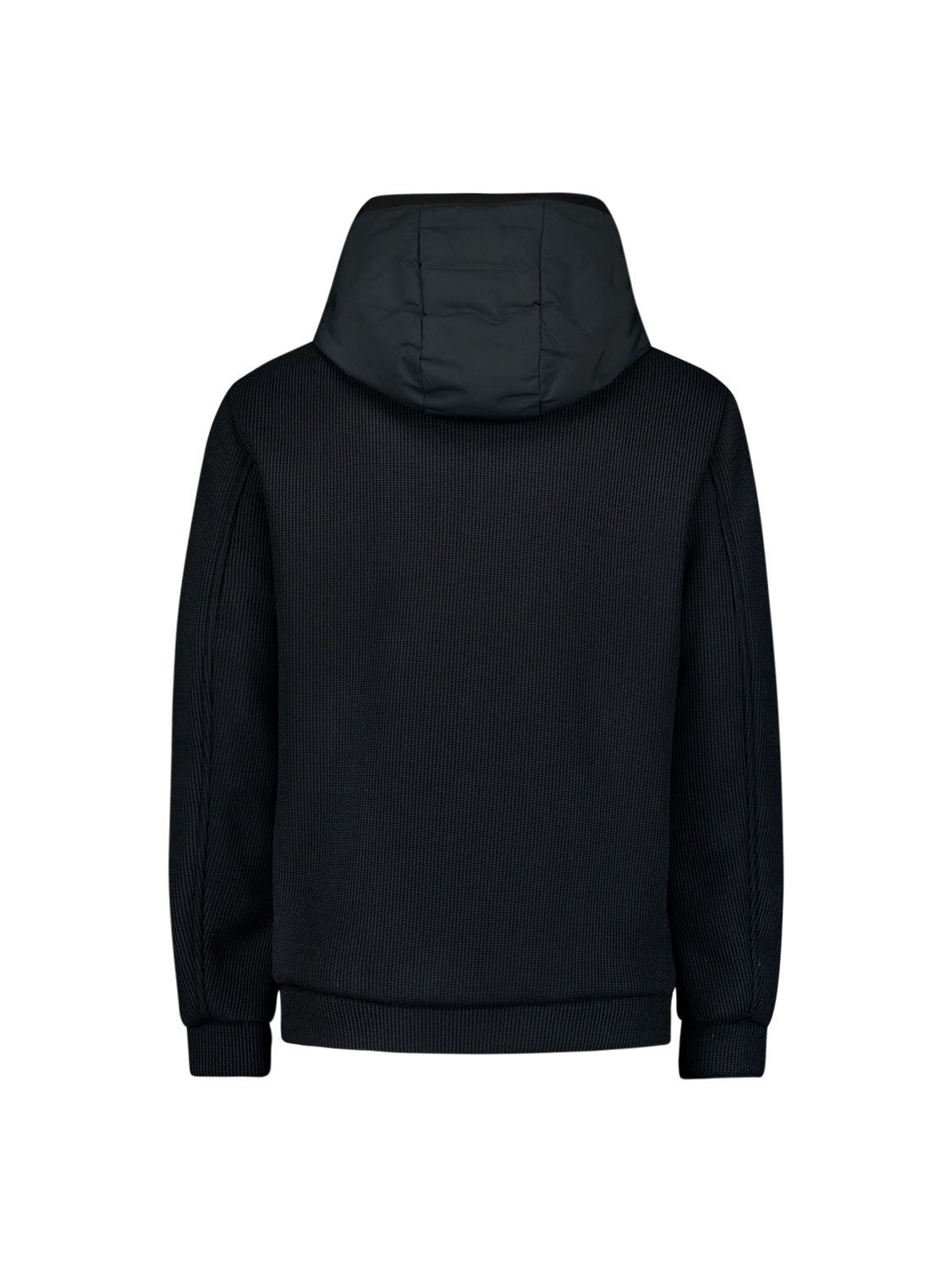 NO EXCESS Herren Materialmix-Jacke dunkelblau oder beige mit Kapuze