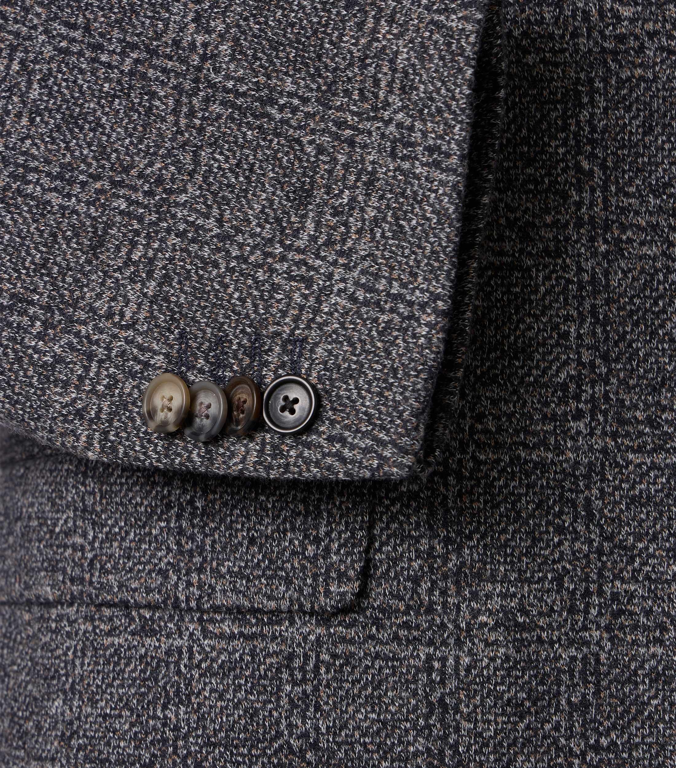 VENTI Herren Sakko anthrazit Glencheck-Karo Slim Fit mit Stretch