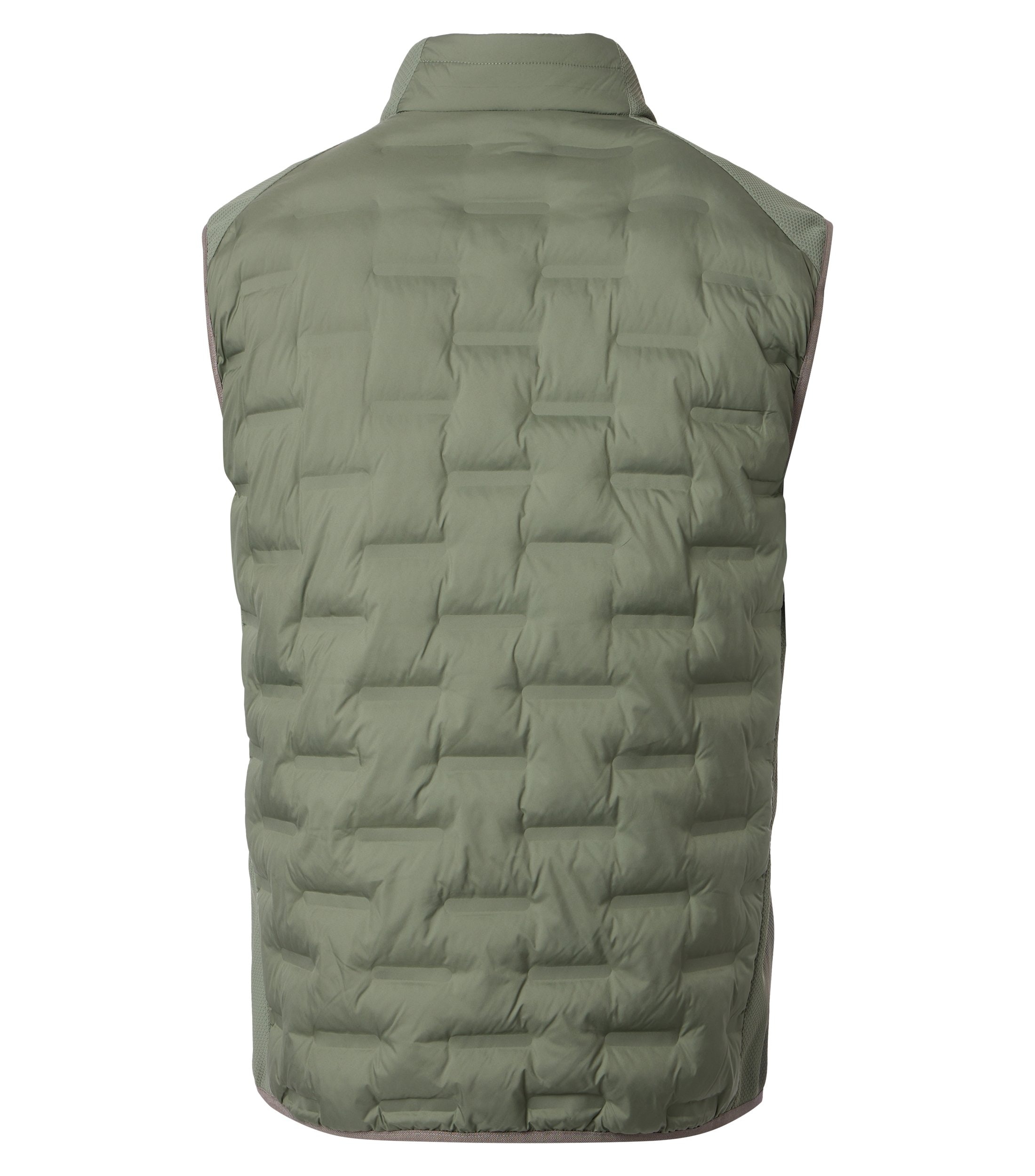 CASAMODA Herren Steppweste grün mit Sorona-Füllung wasser- und windabweisend