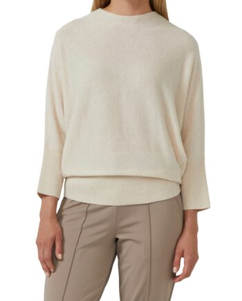 s.Oliver BLACK LABEL Damen Pullover Kaschmirmix mit Fledermausärmeln