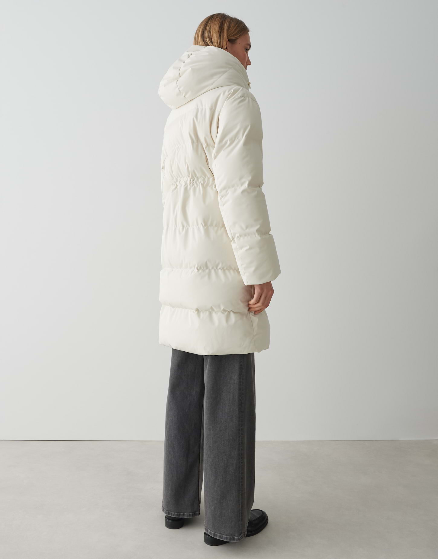 OPUS Damen Steppmantel HALLUSI in dark sage grün oder soft cream beige