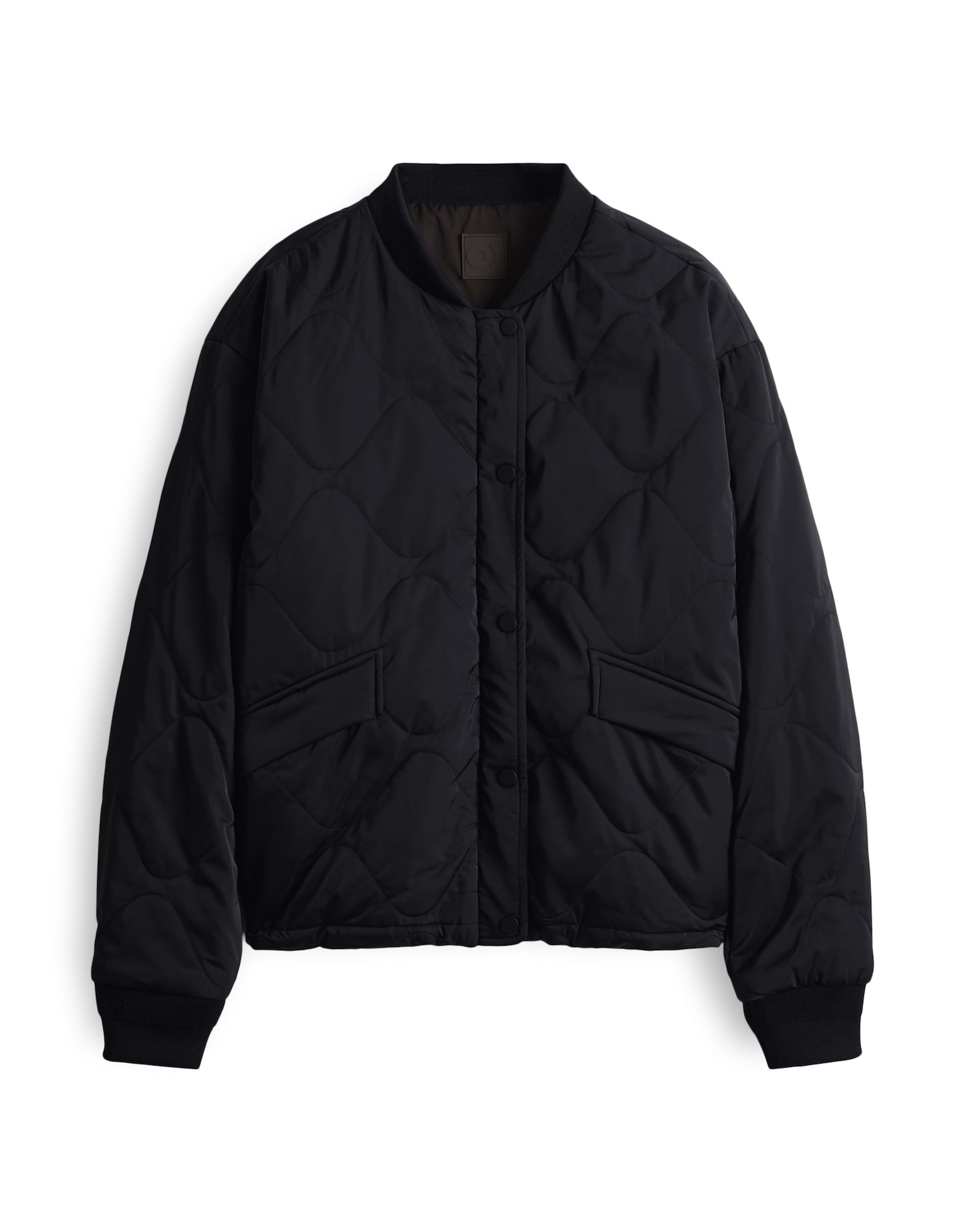 OPUS Damen Wendejacke Hailinu offwhite und schwarz mit Blousonkragen