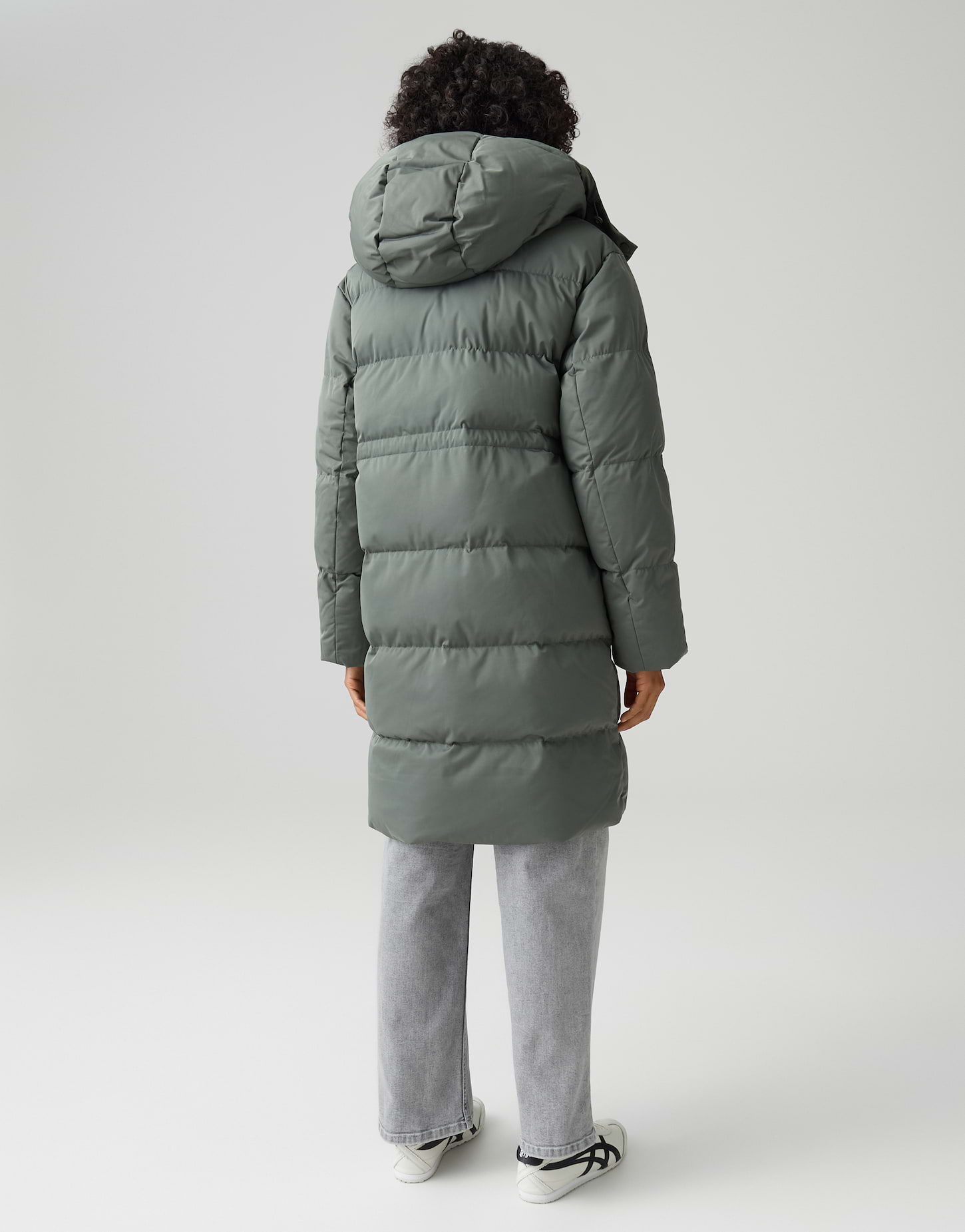 OPUS Damen Steppmantel HALLUSI in dark sage grün oder soft cream beige