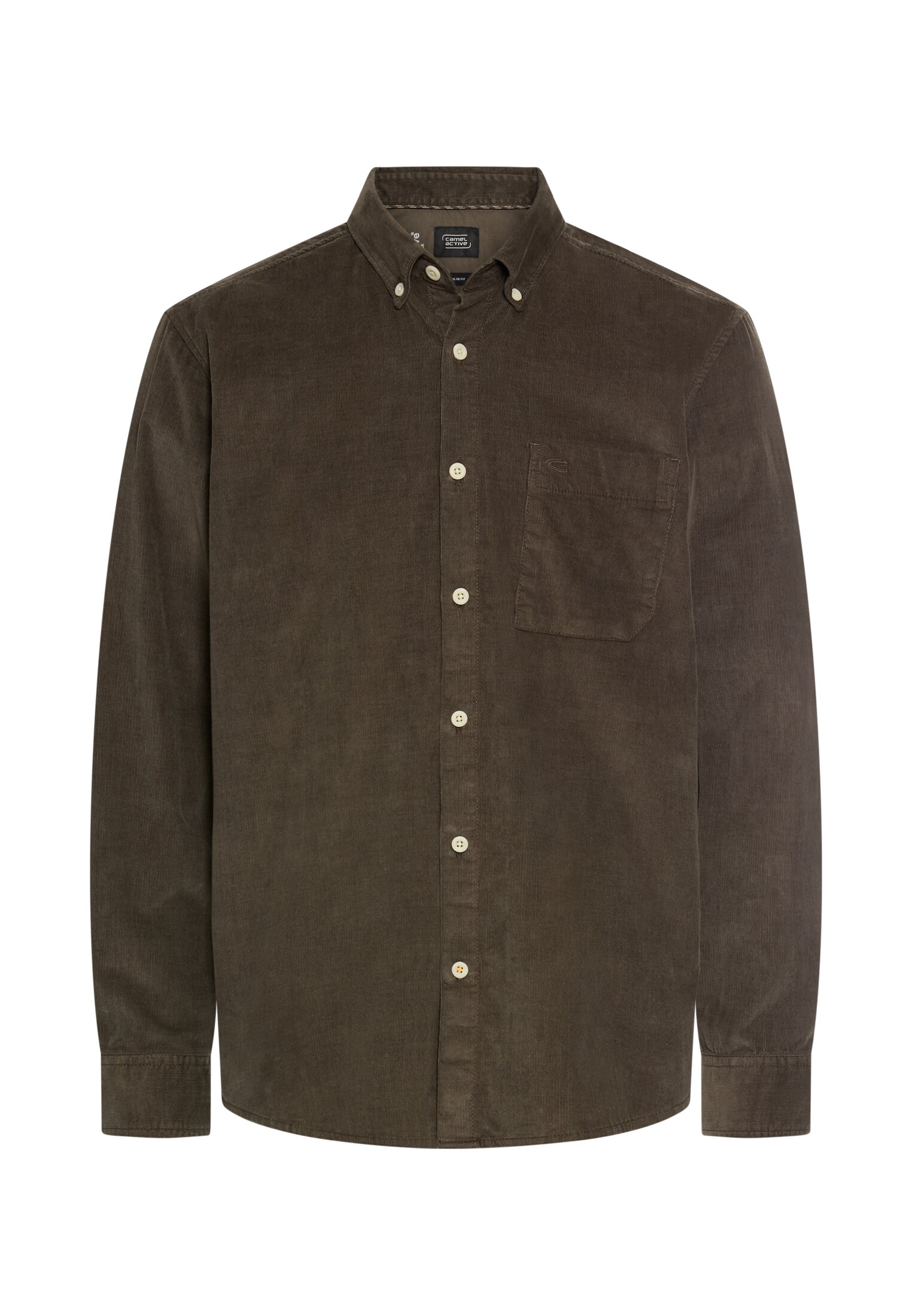 CAMEL ACTIVE Herren Hemd mit Button-Down-Kragen – Baumwolle & Brusttaschen