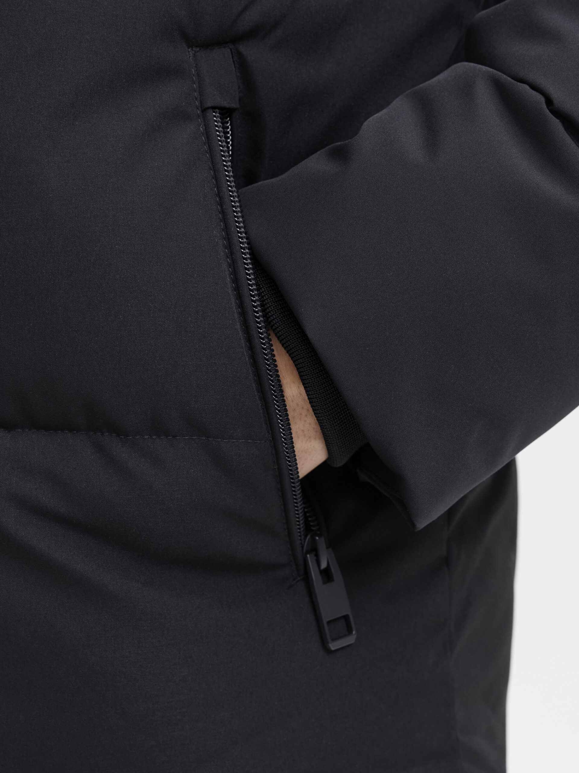 JACK & JONES Herren Steppjacke JJEOWEN PUFFER SN – schwarz & dunkelblau