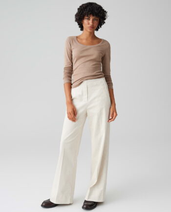 OPUS Damen Cord-Cargohose MILENI CARGO – Beige