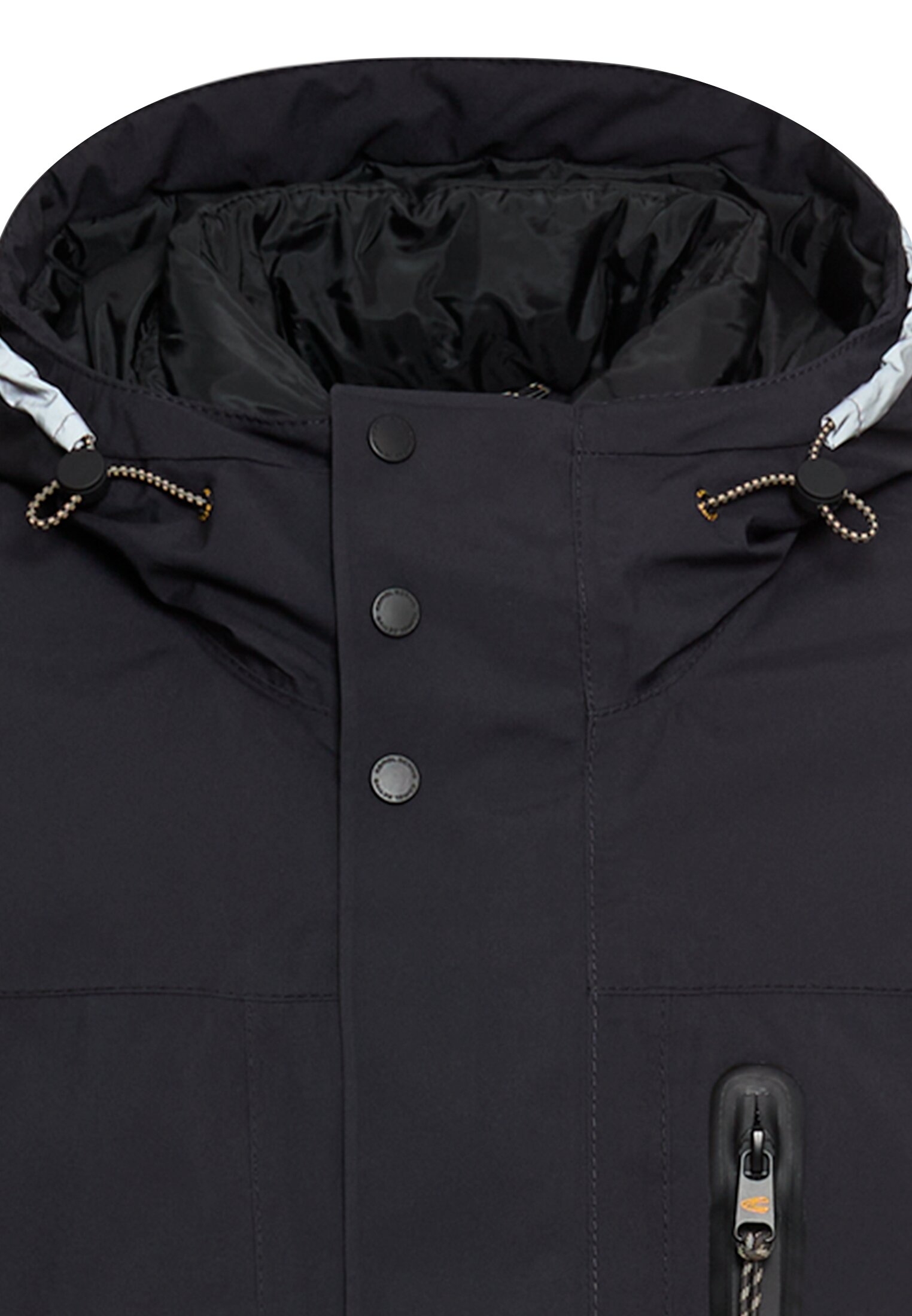 CAMEL ACTIVE Herren Funktionsmantel Blau mit Kapuze – wetterfest & modern