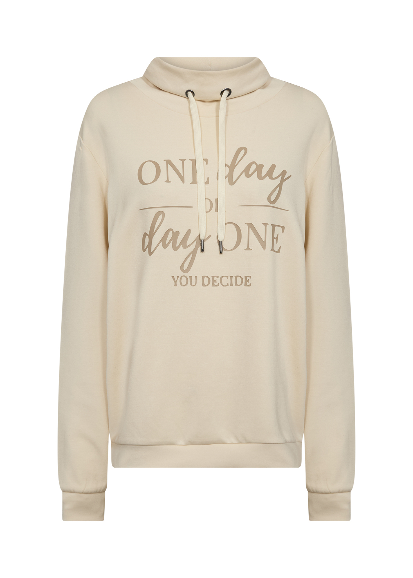 SOYACONCEPT Damensweat BANU in rot mit hohem Kragen