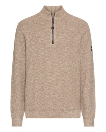 CAMEL ACTIVE Herren Troyerpullover mit Zipperkragen – sportiv & bequem