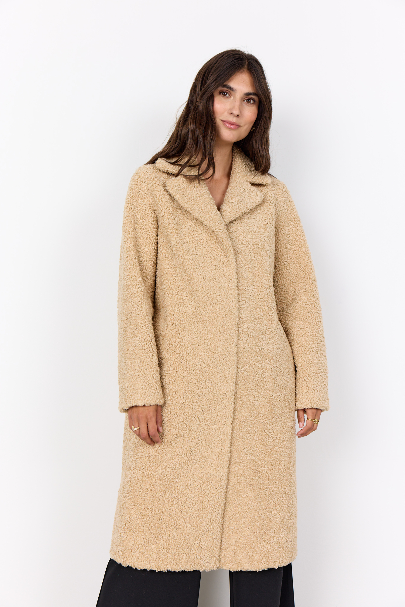 SOYACONCEPT Damenmantel in Blazerform in Teddy MUKITE