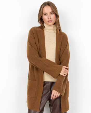 SOYACONCEPT Damen Strickjacke AVALON in Toffee-Braun