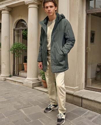 MARC O’POLO Herren Outdoor-Parka in Mangrove Green mit REPREVE®-Wattierung