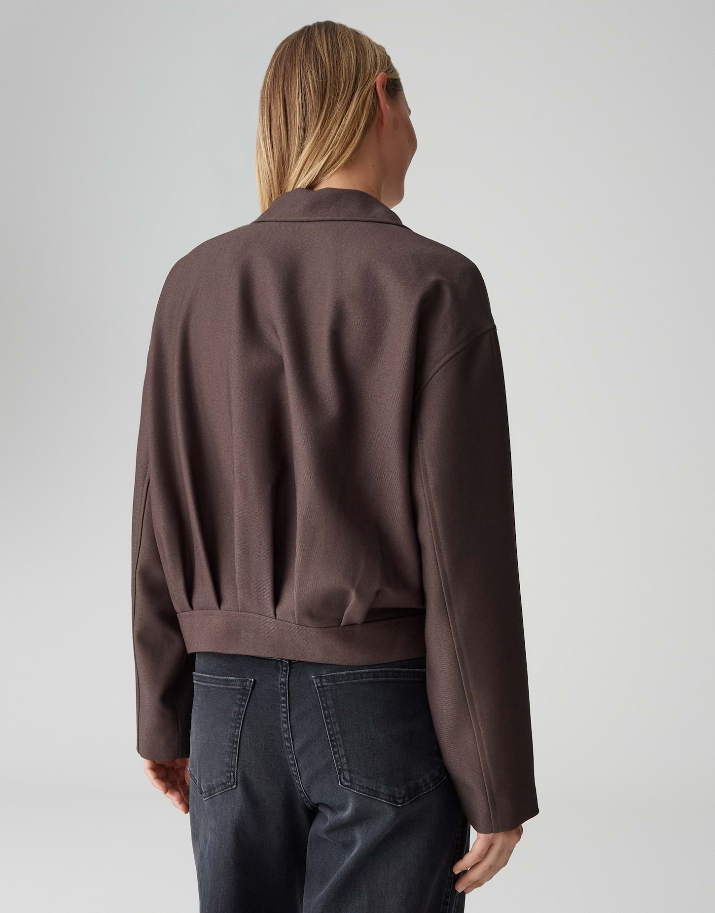 OPUS Damen Indoor-Blouson Jelani in Braun und Schwarz