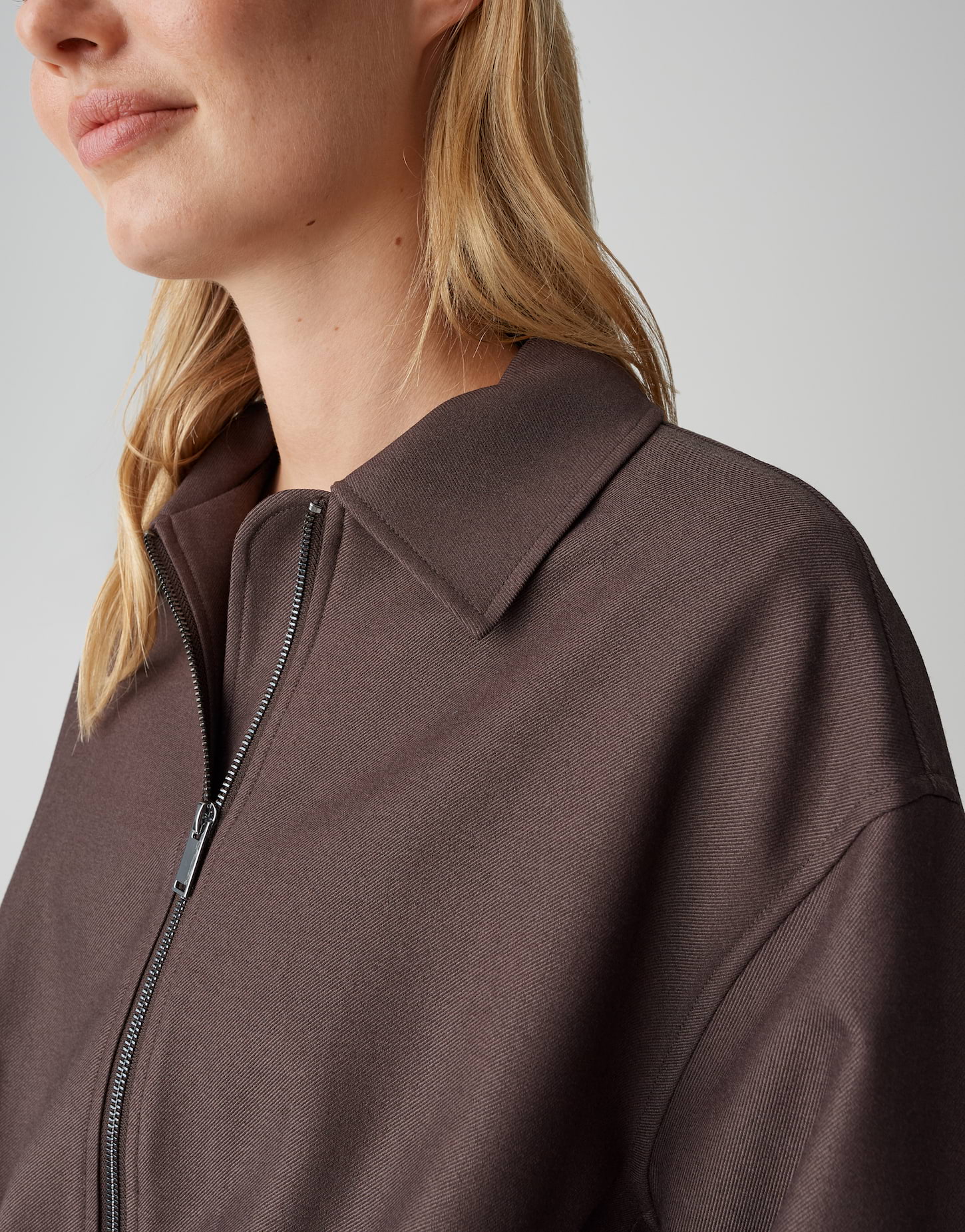 OPUS Damen Indoor-Blouson Jelani in Braun und Schwarz