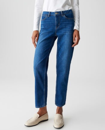 OPUS Damen Hose Denim Elma clever Straight Fit Blue Stone
