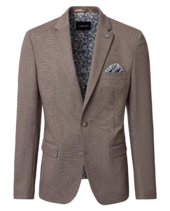 VENTI Herren Sakko in braun-gemustert