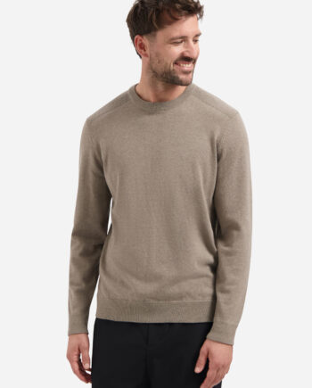 NO EXCESS Herren Pullover Crewneck Melange