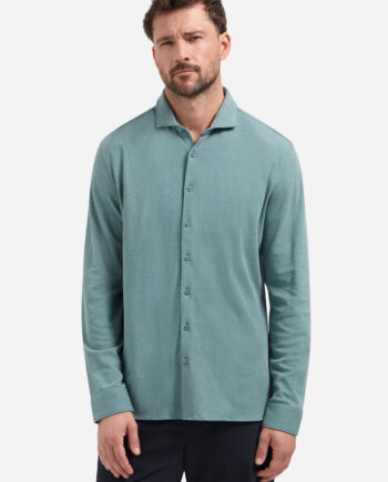 NO EXCESS Herren Jerseyhemd Slimfit