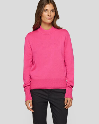 RABE Damen Stehkragenpullover in Pink