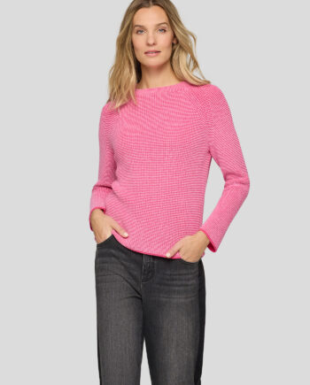 Rabe Damen Rundhalspullover in Pink