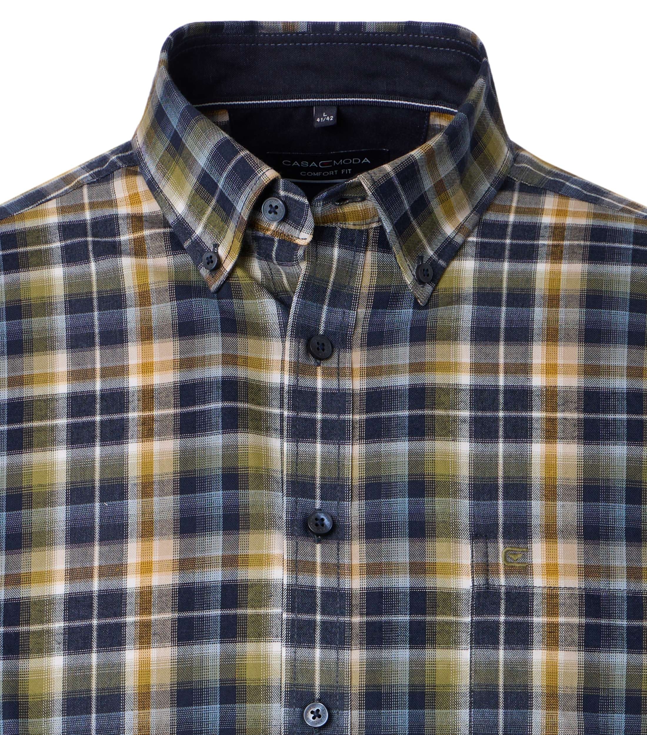 CASAMODA Herren Freizeithemd kariert