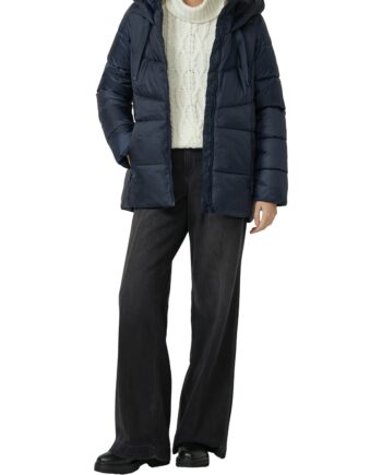 S.OLIVER Damen Steppjacke mit Stehkragen und Kapuze