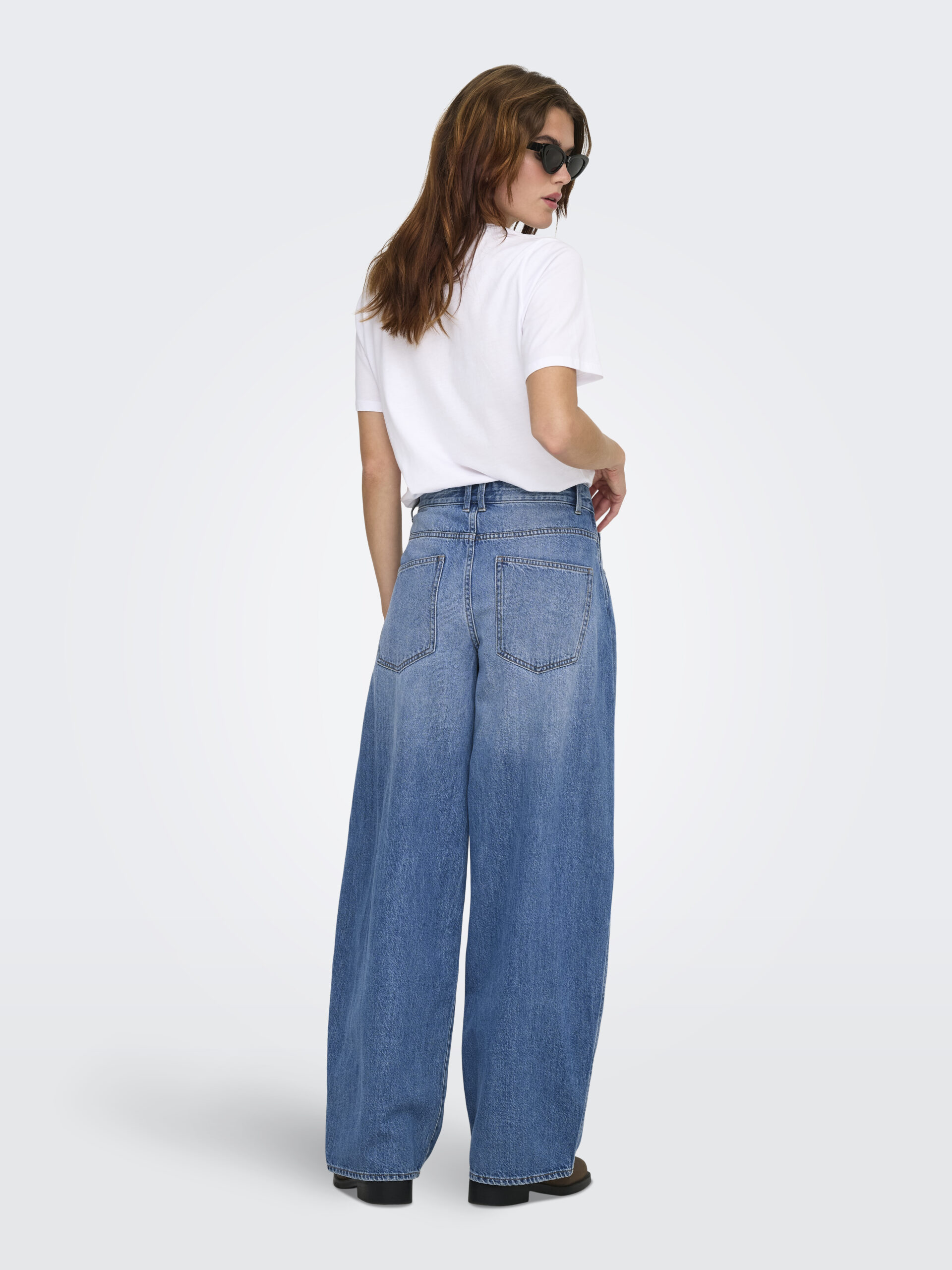 ONLY Damenjeans in Barrel-Style ONLTAYLOR in Blue Denim