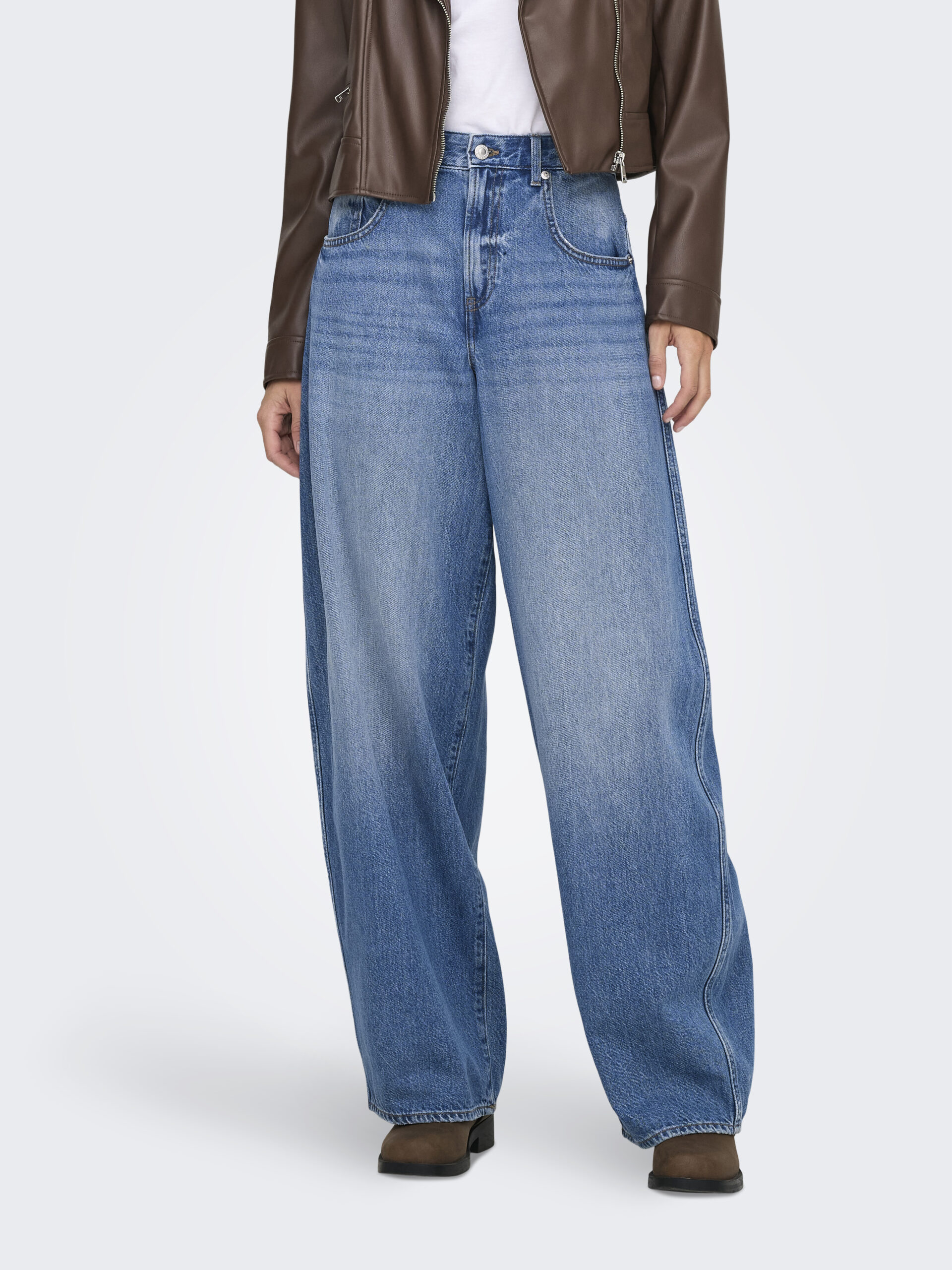 ONLY Damenjeans in Barrel-Style ONLTAYLOR in Blue Denim