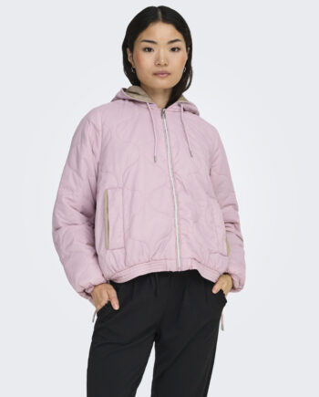 ONLY Damen Steppjacke MIKI Hood in rose