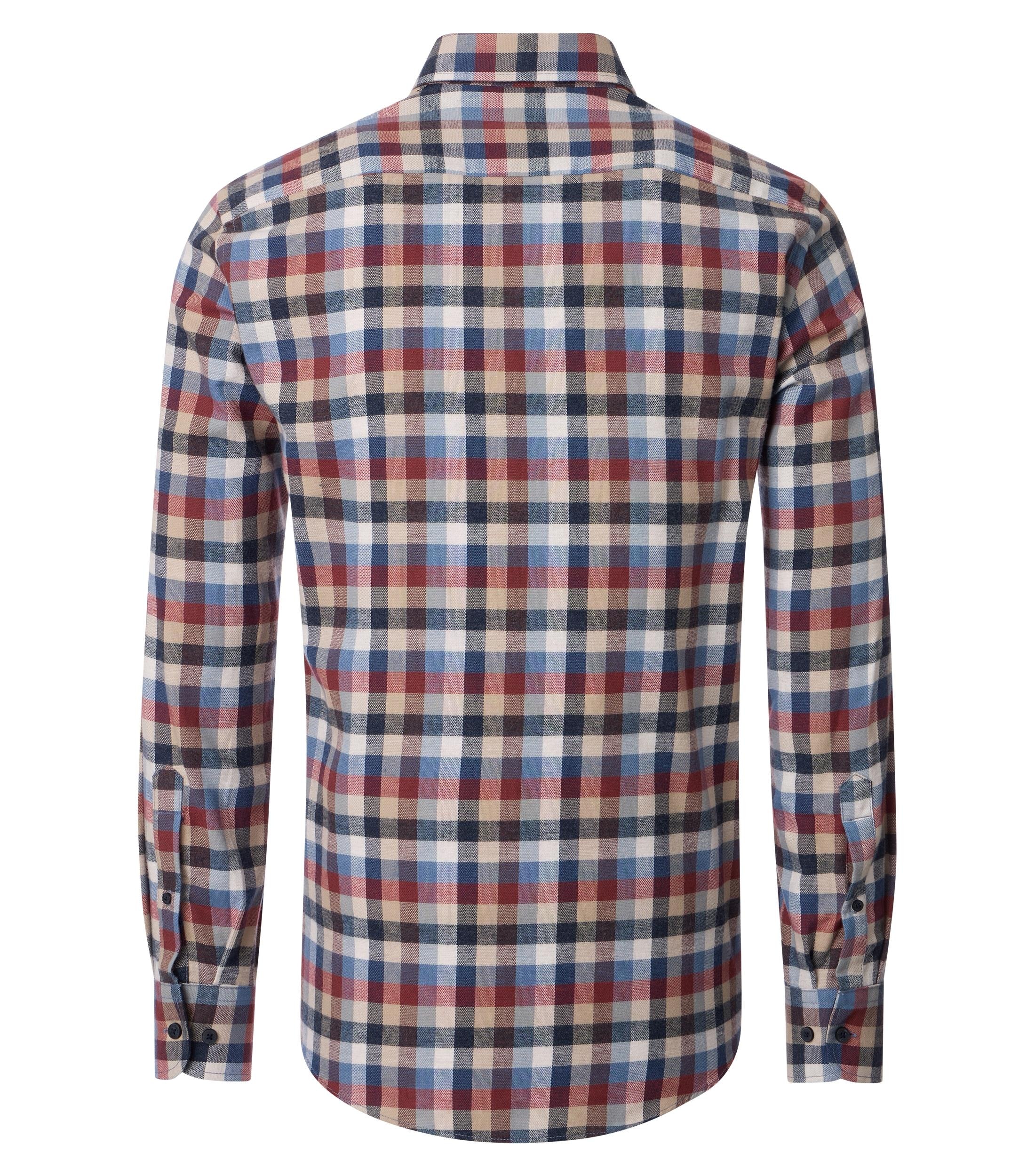 CASAMODA Herren Flanell-Freizeithemd kariert WINTERSALE