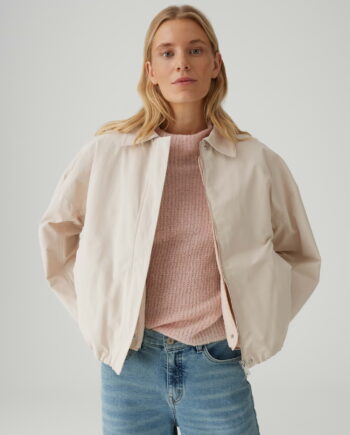 OPUS Damen Jacke mit Teddyfellweste innen Hadson in Natural Glaze