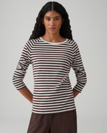 OPUS Damen Langarm-Shirts Sorka gestreift