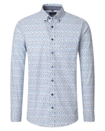 CASAMODA Freizeithemd mit Alloverprint in Comfort Fit