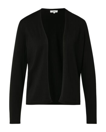 S.OLIVER Damen Leichter Feinstrickcardigan schwarz
