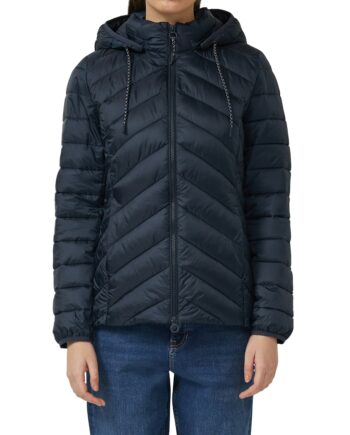 S.OLIVER Damen leichte Steppjacke mit Kapuze