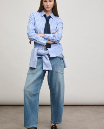 BLUE FIRE Damenjeans Zoe workwear barrel fit - be fit blue