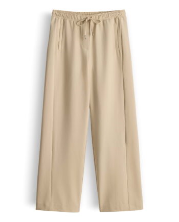 OPUS Damen Jogg-Style Hose Melane flow Beige und Braun