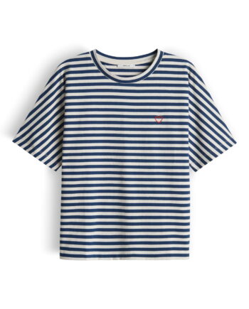 OPUS Damen Shirts Salentine stripe Blau Weiß