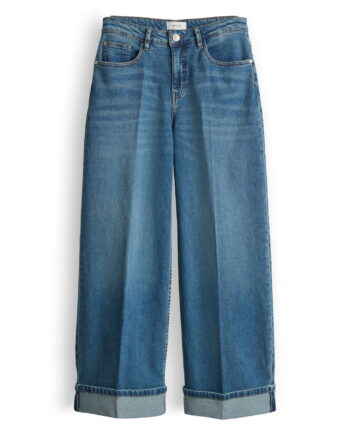 OPUS Damen Wide Leg Jeans Miva valentine