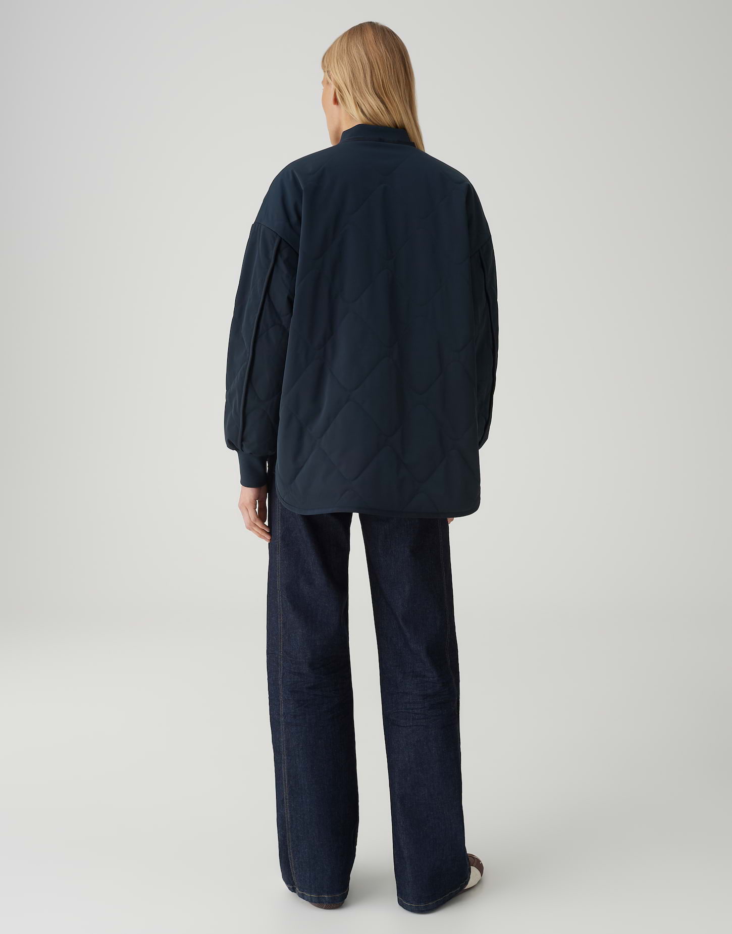 OPUS Damen Blousonjacke Hellsy in Coal Blue