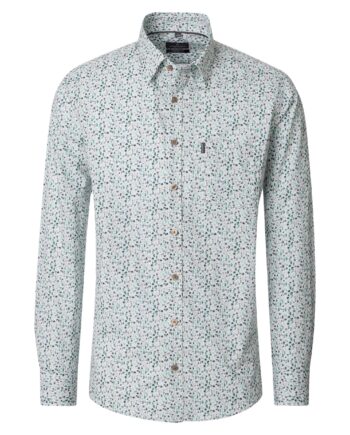 CASAMODA Herren Freizeithemd mit grafischem Print Comfort Fit