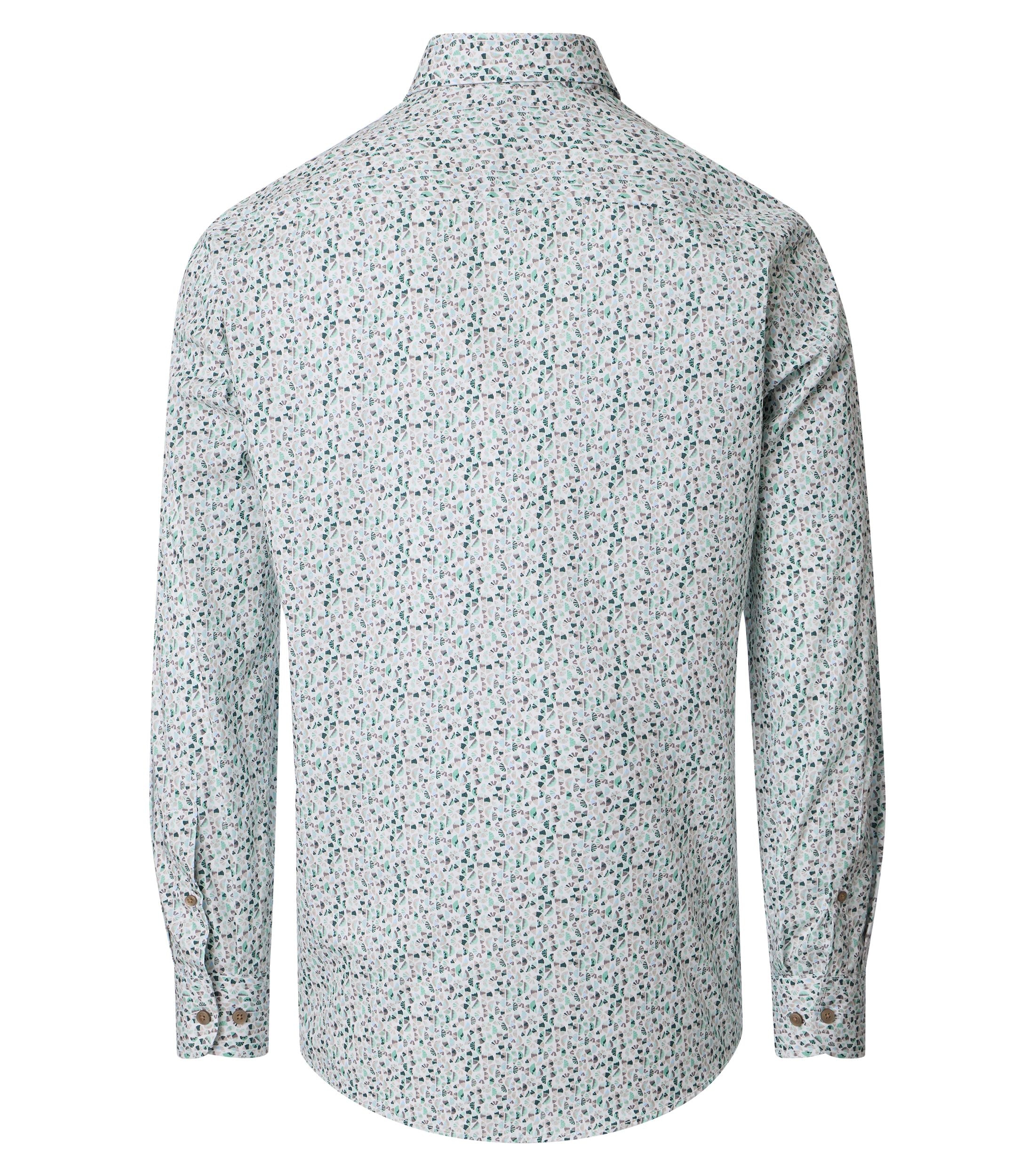 CASAMODA Herren Freizeithemd mit grafischem Print Comfort Fit