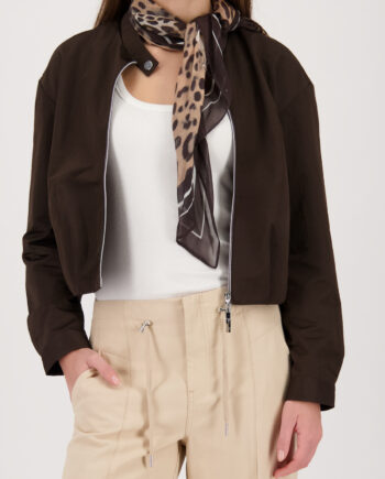 MONARI Damen Schal mit Leomuster aus Viscose