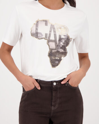 MONARI Damen T-Shirt mit Afrika-Aufdruck