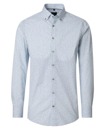 VENTI Herrenhemd mit Minimalprint Modern Fit