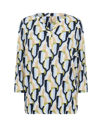 SOYACONCEPT Damenbluse SC-FELICITY AOP 534 hellblau