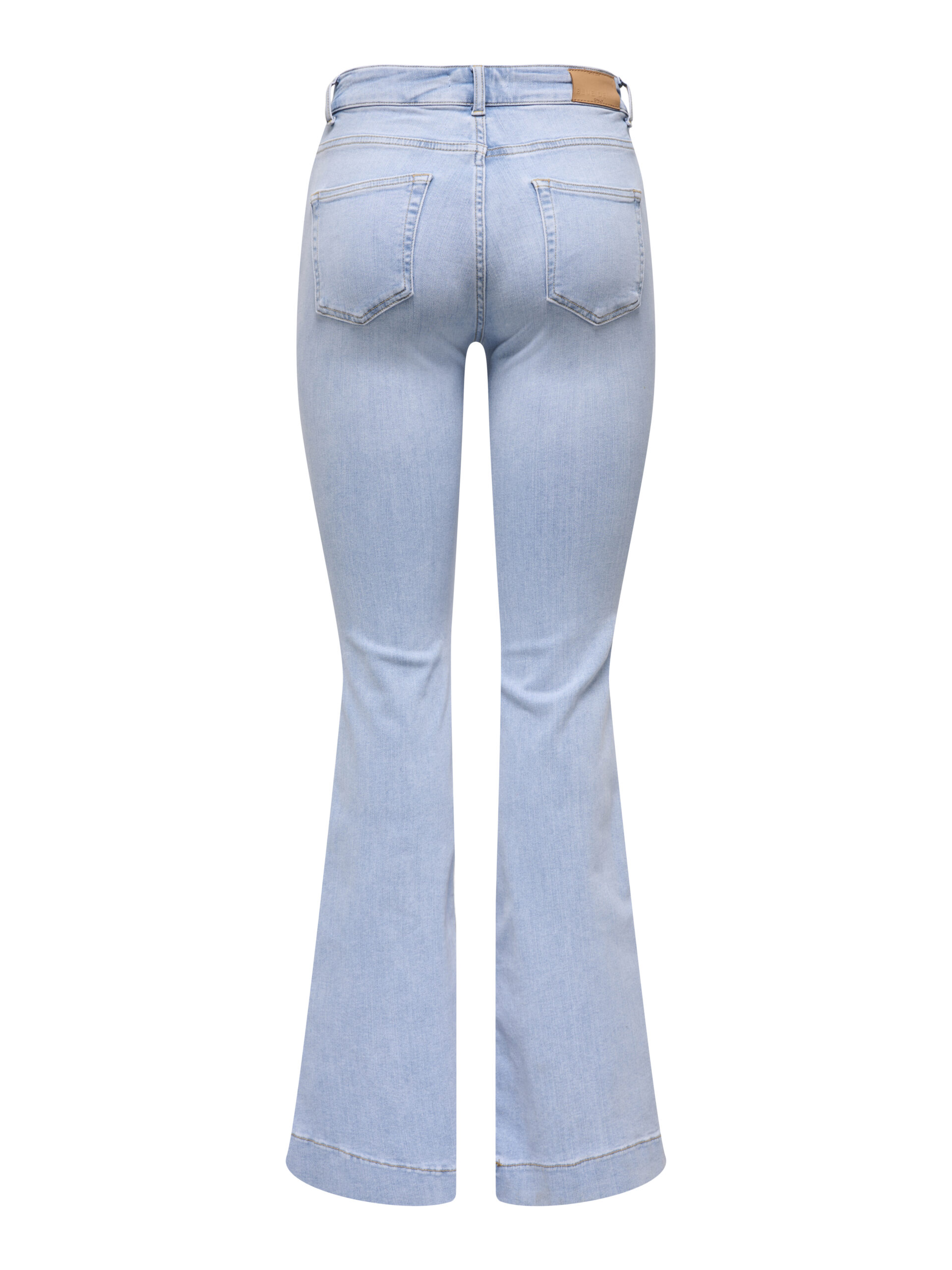ONLY Damenjeans Flared Fit ONLBLUSH Light Blue Denim