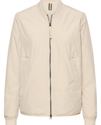 CAMEL ACTIVE Damen Jacke mit 2-Wege-Reißverschluss in Beige und Dunkelblau